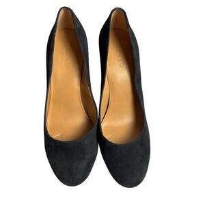 J.Crew Black Suede Pumps